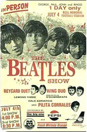 397 5a Beatles Manilla poster