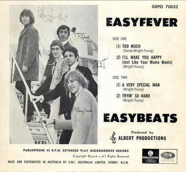 108.2 Easybeats Easyfever, Parlophone